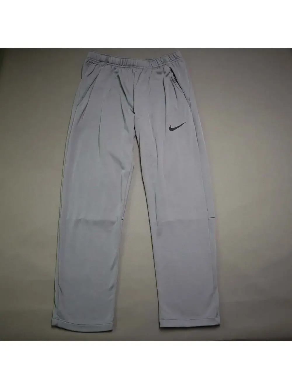Nike Dri-FIT Men's Sweatpants Grey L Athletic Training Gym Warm Up Trousers